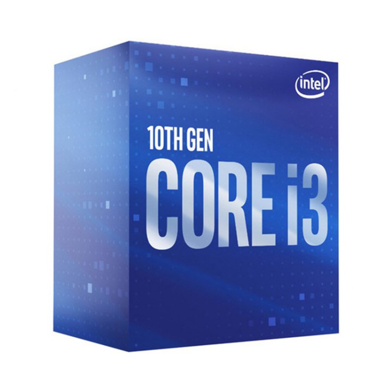 CPU Intel Core i3-10100 (3.6GHz turbo up to 4.3Ghz, 4 nhân 8 luồng, 6MB Cache, 65W)