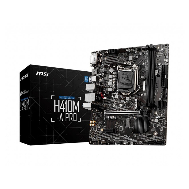 Mainboard MSI H410M PRO (Intel H410, Socket 1200, m-ATX, 2 khe RAM DDR4)